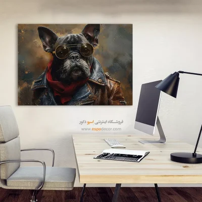 تابلو حیوانات بامزه - اسپو دکور