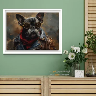 تابلو حیوانات بامزه - اسپو دکور