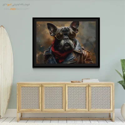 تابلو حیوانات بامزه - اسپو دکور