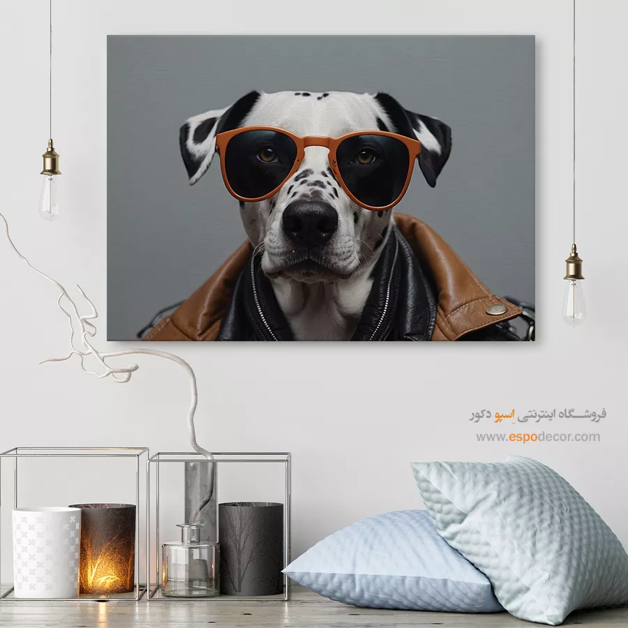 تابلو حیوانات بامزه - اسپو دکور