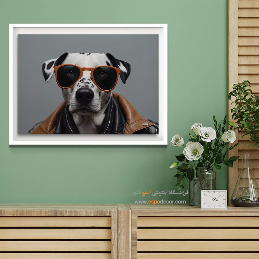 تابلو حیوانات بامزه - اسپو دکور