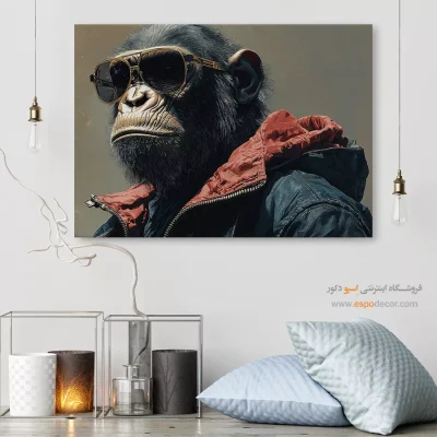 تابلو حیوانات بامزه - اسپو دکور