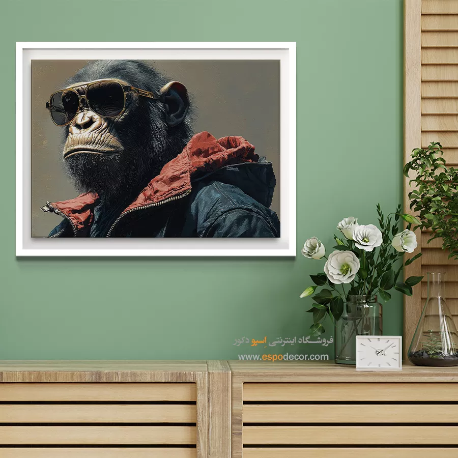 تابلو حیوانات بامزه - اسپو دکور