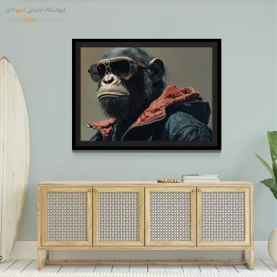تابلو حیوانات بامزه - اسپو دکور
