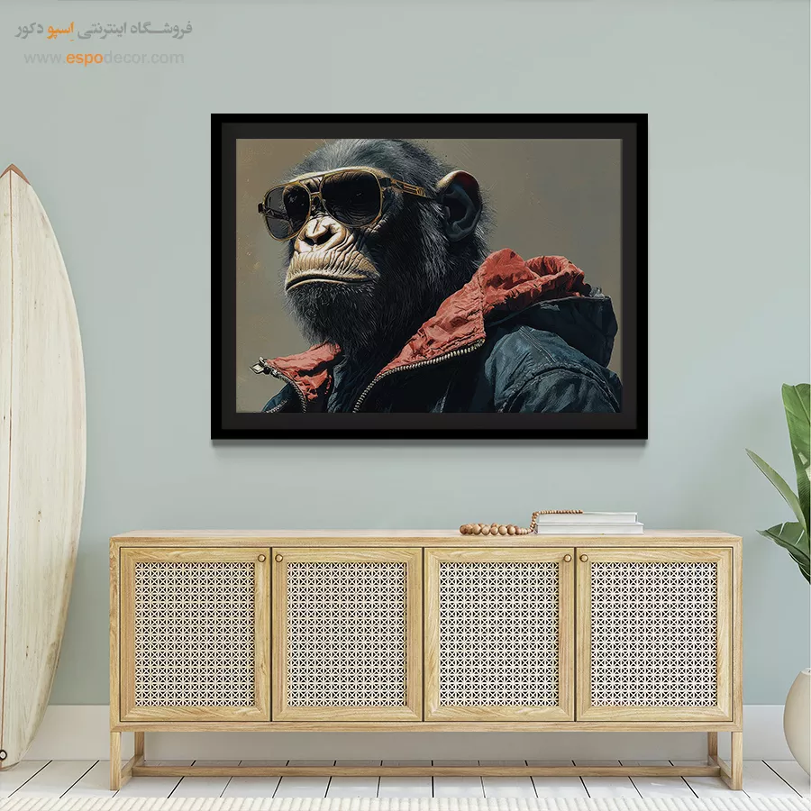 تابلو حیوانات بامزه - اسپو دکور