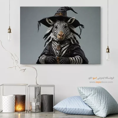 تابلو حیوانات بامزه - اسپو دکور
