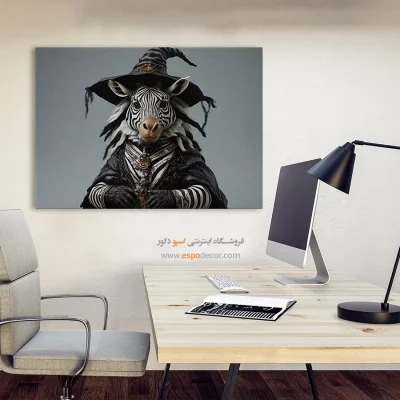 تابلو حیوانات بامزه - اسپو دکور