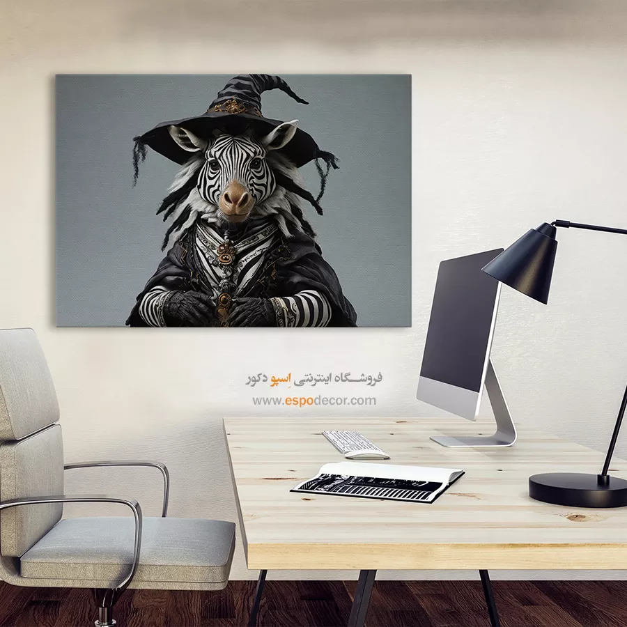 تابلو حیوانات بامزه - اسپو دکور