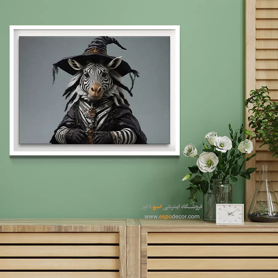 تابلو حیوانات بامزه - اسپو دکور