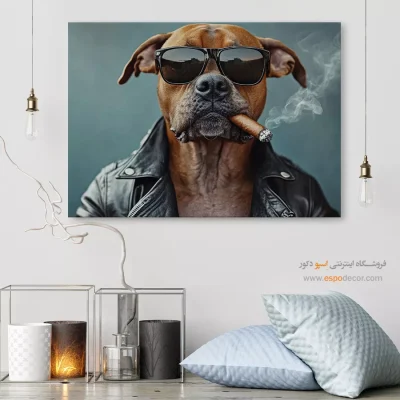 تابلو حیوانات بامزه - اسپو دکور