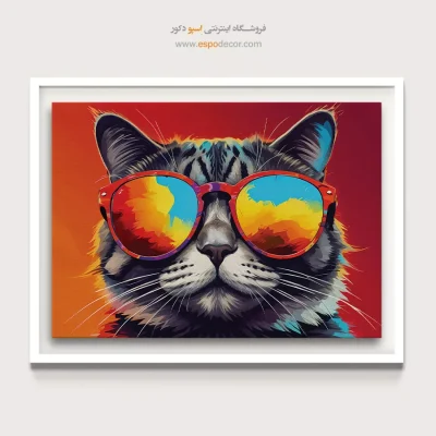 تابلو حیوانات بامزه - اسپو دکور