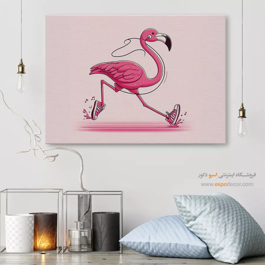 تابلو حیوانات بامزه - اسپو دکور