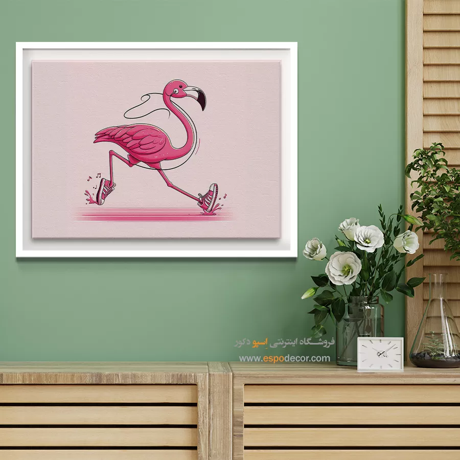 تابلو حیوانات بامزه - اسپو دکور