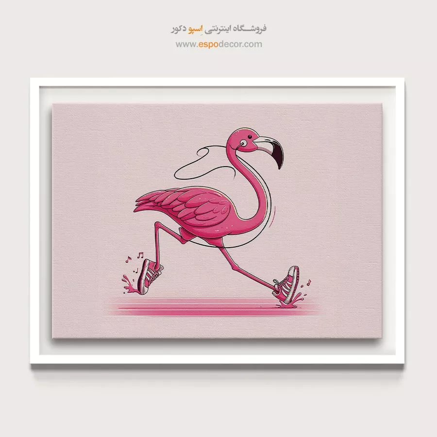 تابلو حیوانات بامزه - اسپو دکور