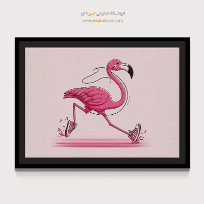 تابلو حیوانات بامزه - اسپو دکور