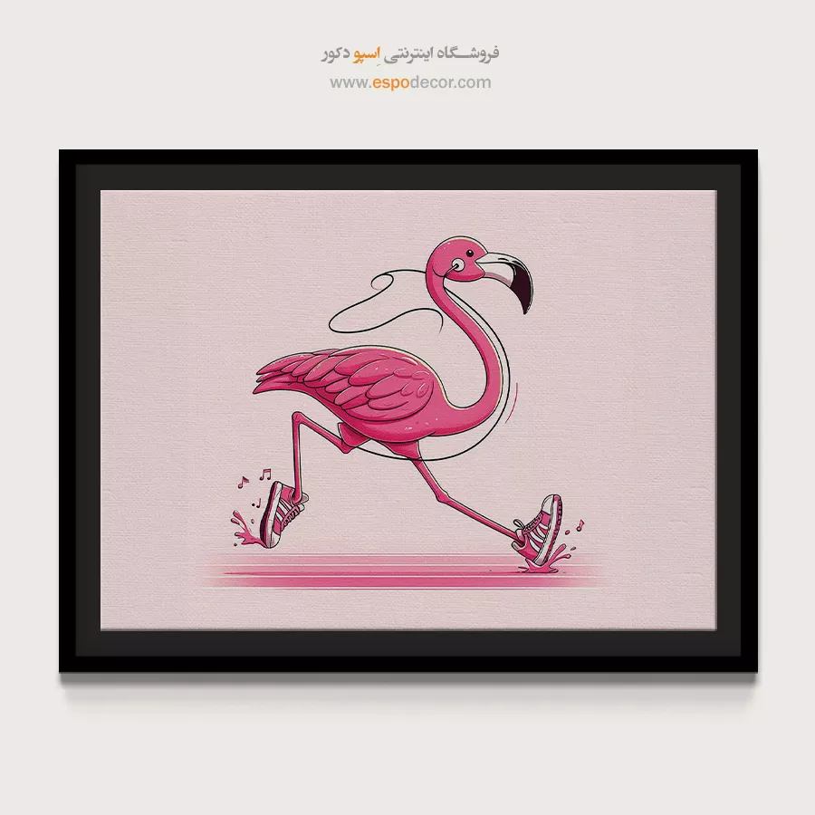 تابلو حیوانات بامزه - اسپو دکور