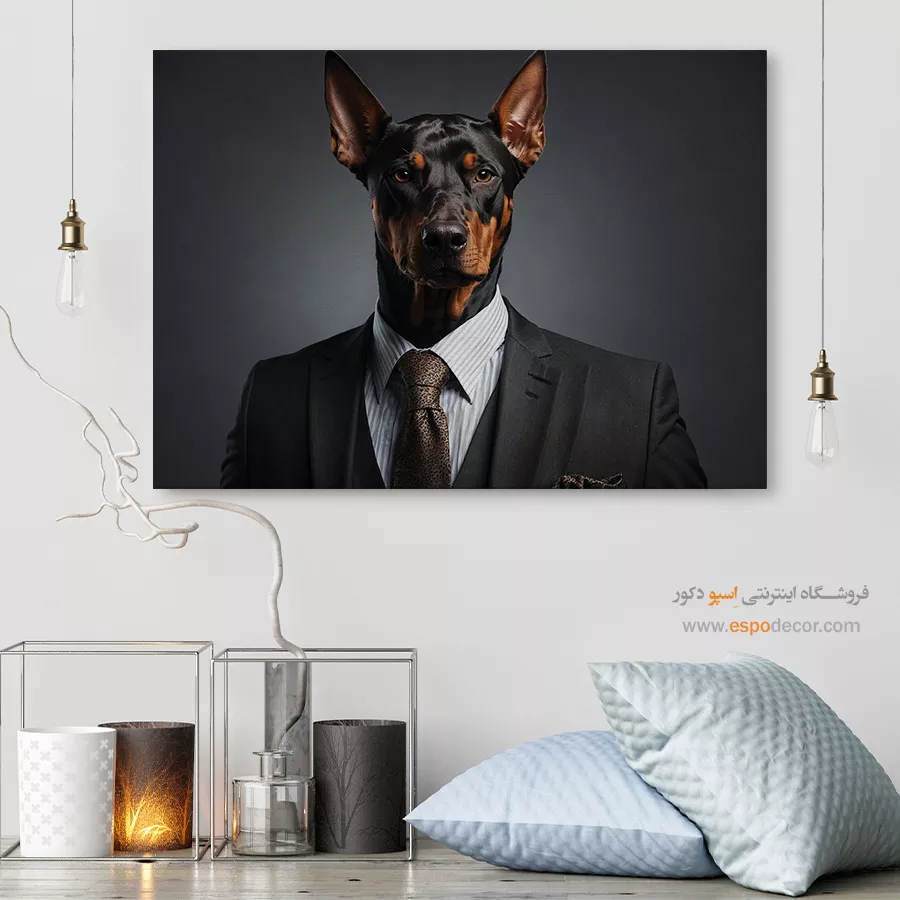 تابلو حیوانات بامزه - اسپو دکور