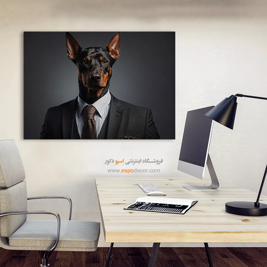 تابلو حیوانات بامزه - اسپو دکور