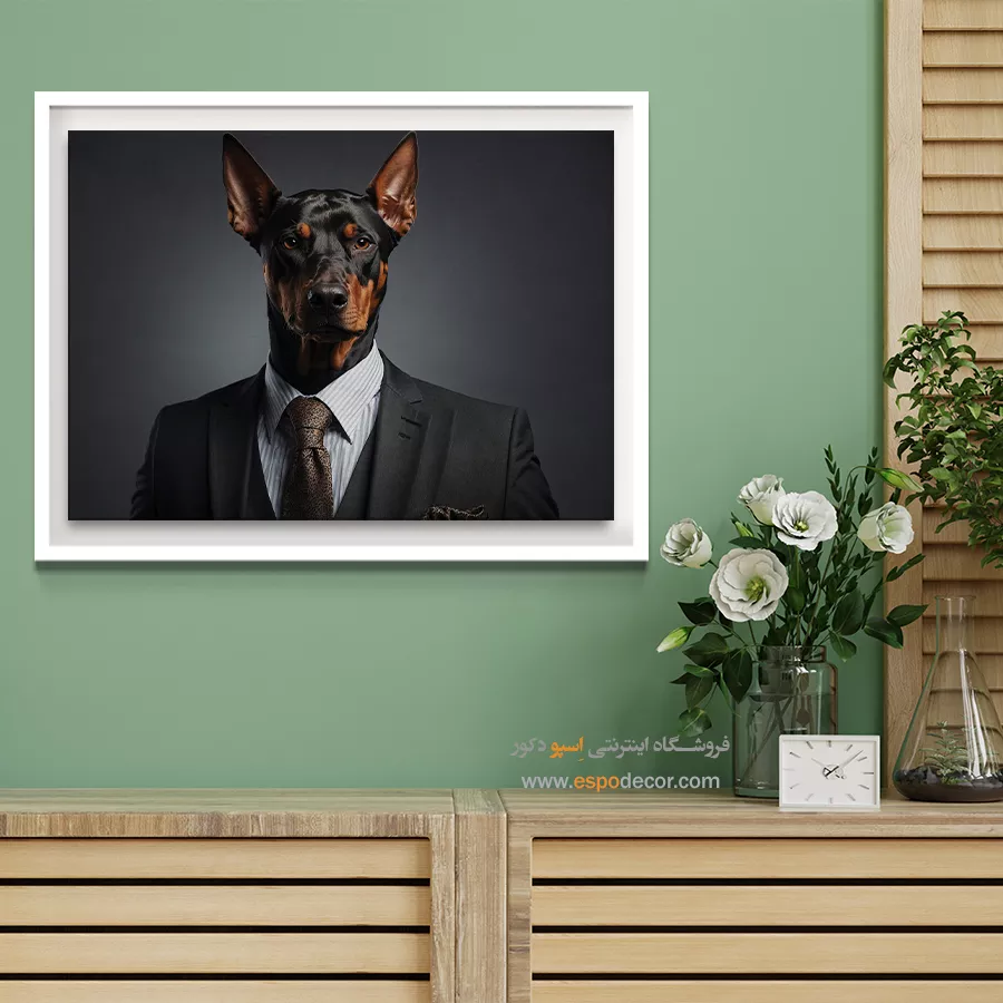 تابلو حیوانات بامزه - اسپو دکور