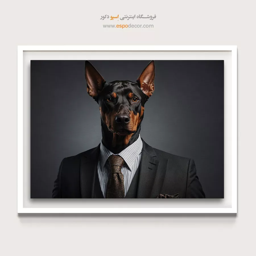 تابلو حیوانات بامزه - اسپو دکور