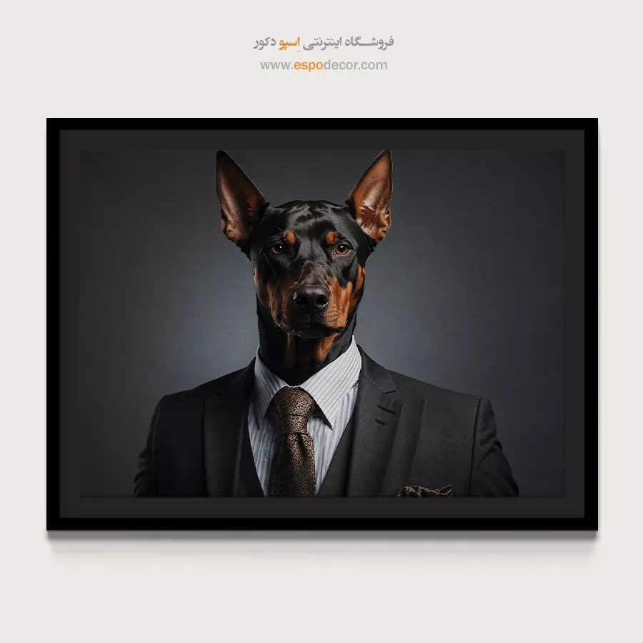 تابلو حیوانات بامزه - اسپو دکور