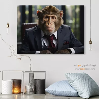 تابلو حیوانات بامزه - اسپو دکور