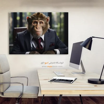 تابلو حیوانات بامزه - اسپو دکور