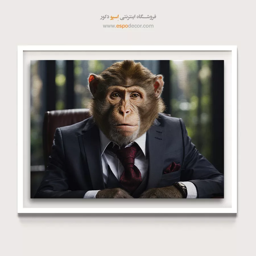 تابلو حیوانات بامزه - اسپو دکور