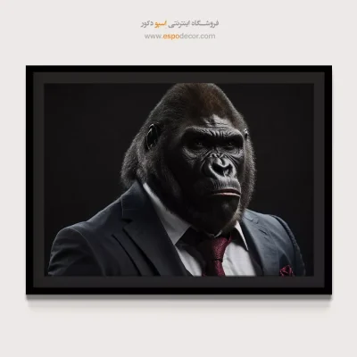 تابلو حیوانات بامزه - اسپو دکور