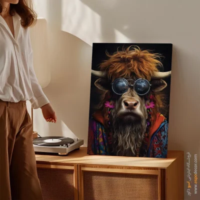 تابلو حیوانات بامزه - اسپو دکور