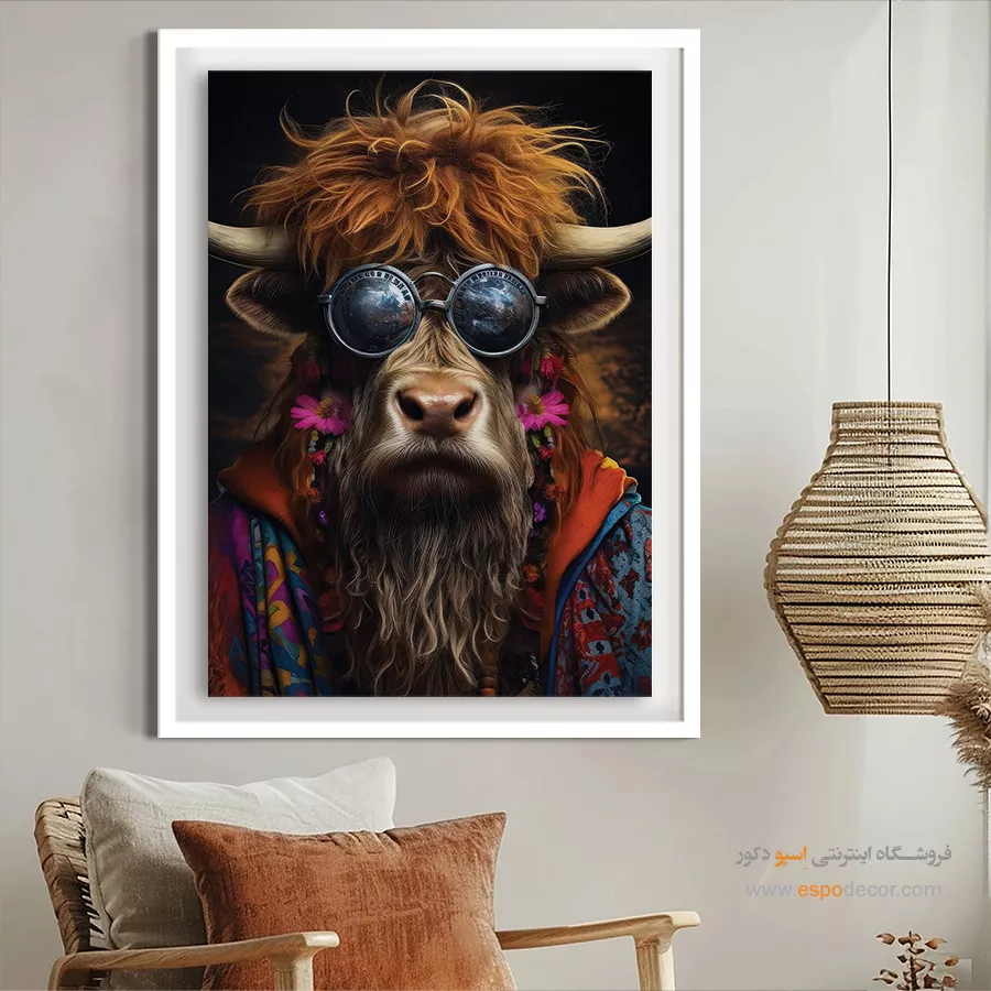 تابلو حیوانات بامزه - اسپو دکور