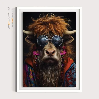 تابلو حیوانات بامزه - اسپو دکور