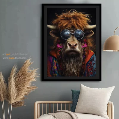 تابلو حیوانات بامزه - اسپو دکور