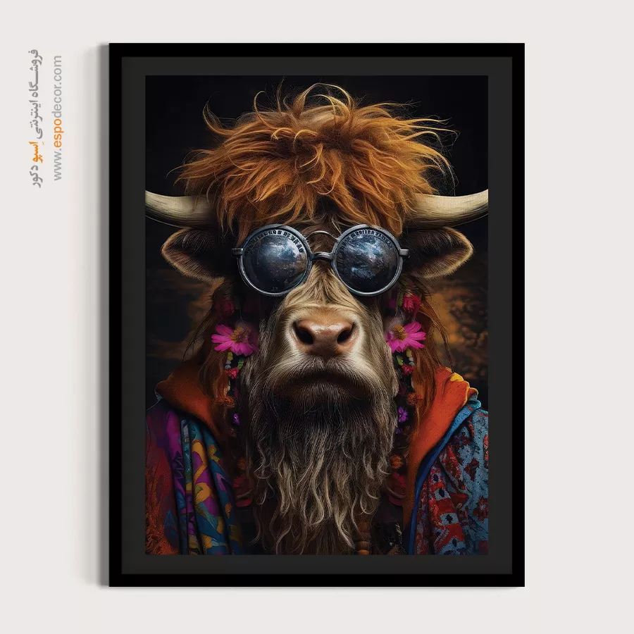 تابلو حیوانات بامزه - اسپو دکور