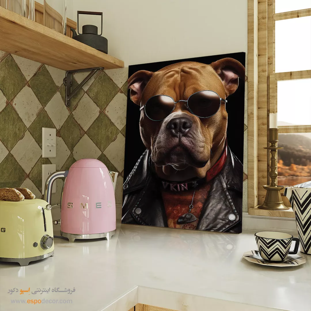 تابلو حیوانات بامزه - اسپو دکور