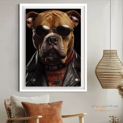 تابلو حیوانات بامزه - اسپو دکور