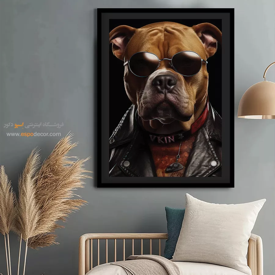 تابلو حیوانات بامزه - اسپو دکور