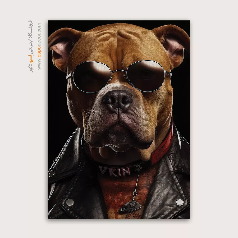 تابلو حیوانات بامزه - اسپو دکور