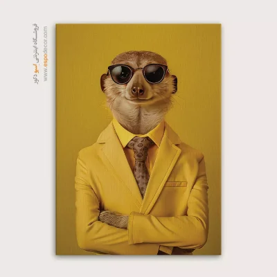 تابلو حیوانات بامزه - اسپو دکور