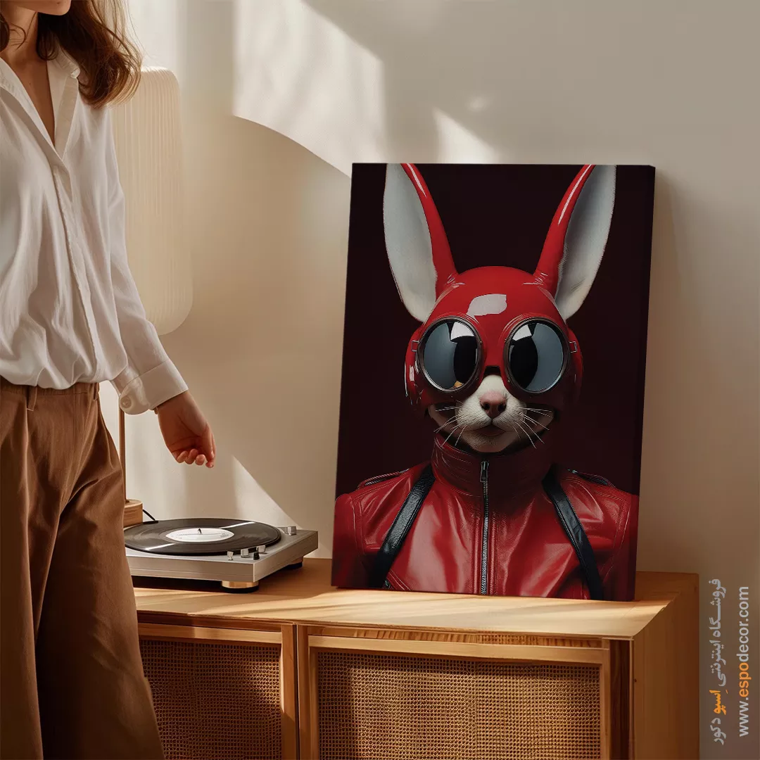 تابلو حیوانات بامزه - اسپو دکور