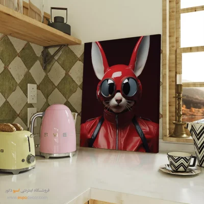 تابلو حیوانات بامزه - اسپو دکور