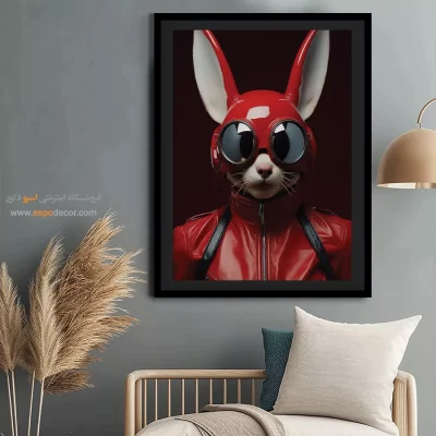 تابلو حیوانات بامزه - اسپو دکور