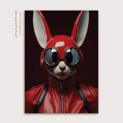 تابلو حیوانات بامزه - اسپو دکور