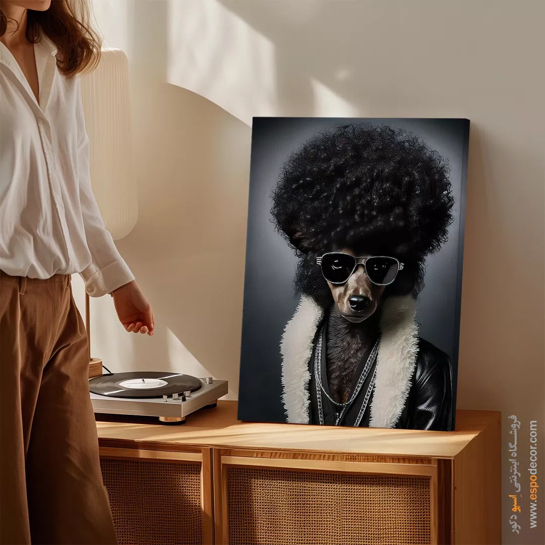 تابلو حیوانات بامزه - اسپو دکور