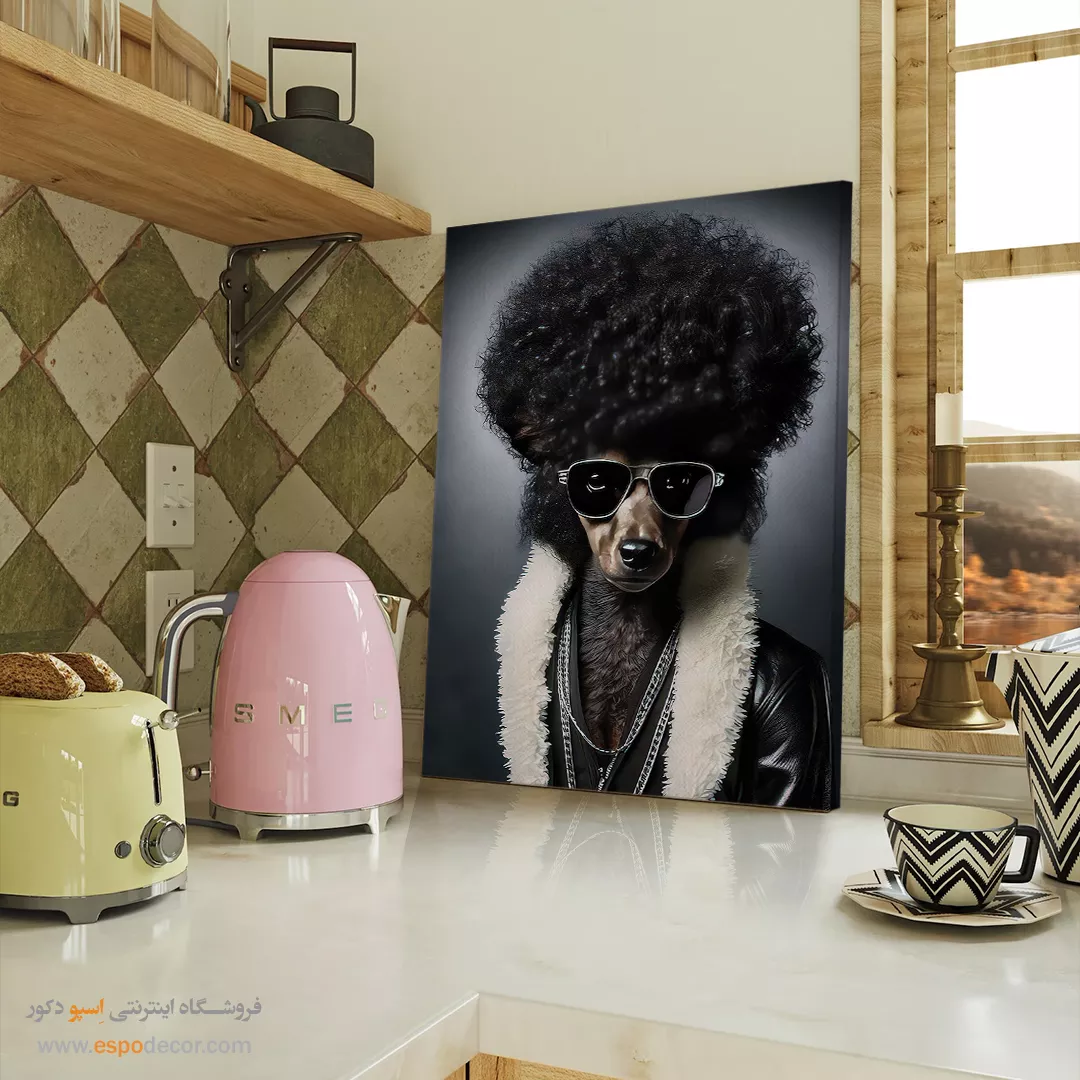 تابلو حیوانات بامزه - اسپو دکور