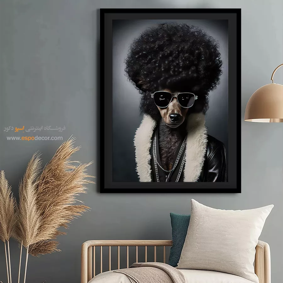 تابلو حیوانات بامزه - اسپو دکور