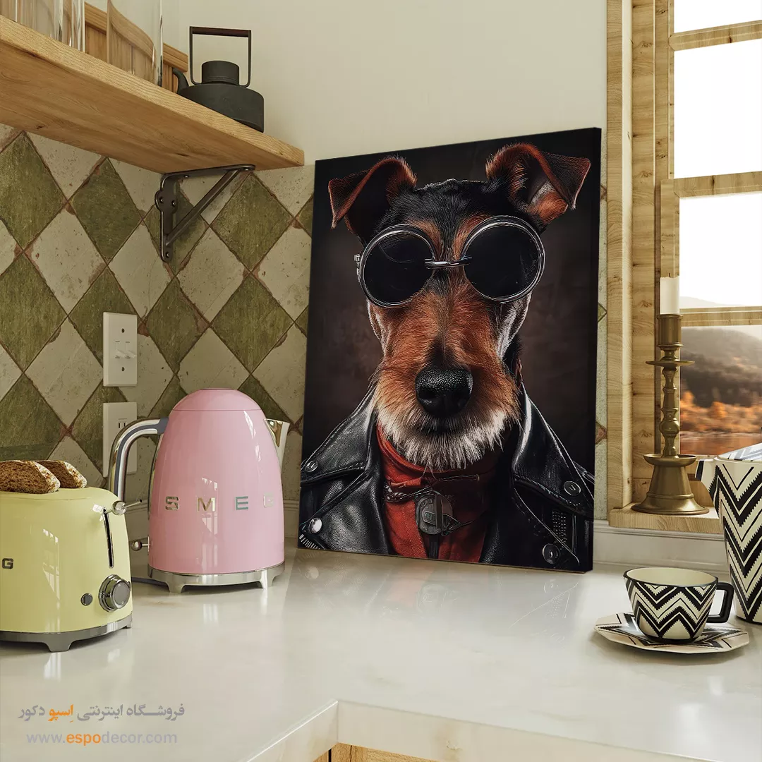 تابلو حیوانات بامزه - اسپو دکور