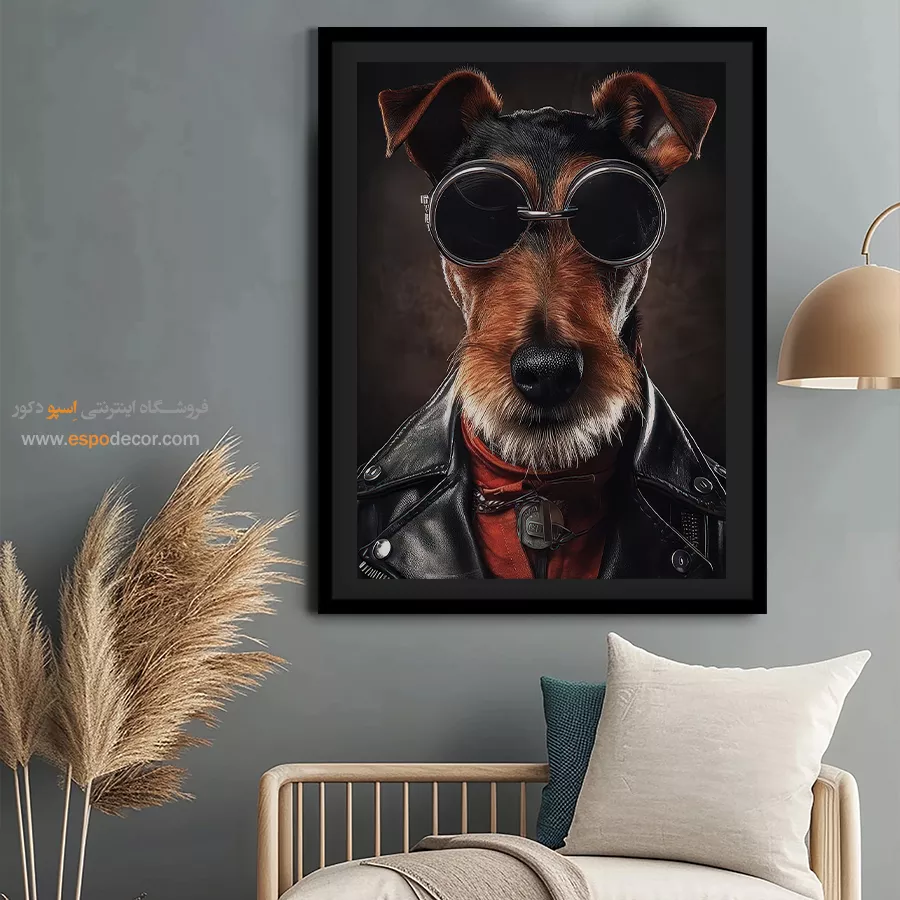 تابلو حیوانات بامزه - اسپو دکور