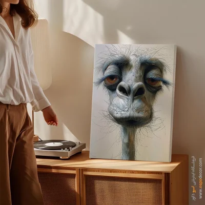 تابلو حیوانات بامزه - اسپو دکور