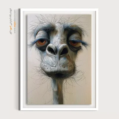 تابلو حیوانات بامزه - اسپو دکور